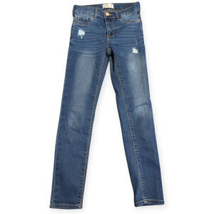 JORDACHE Super Skinny Distressed Blue Jeans Denim Girls Size 10 SLIM